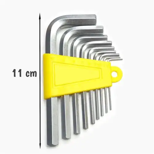 EASTMAN CRV 5/8 INCH SHORT HEX ALLEN KEYS, EAK-2401 (PACK OF 10) in Poland