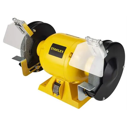 STANLEY 373W 152MM BENCH GRINDER WITH 2 EYE SHIELDS