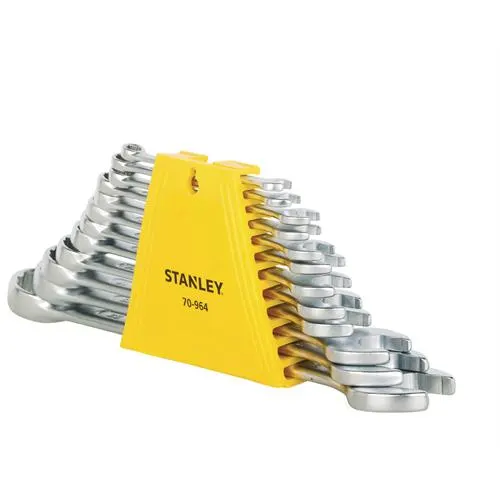 STANLEY 12-PIECES CHROME-VANADIUM STEEL COMBINATION SPANNER SET WITH MAXI-DRIVE SYSTEM