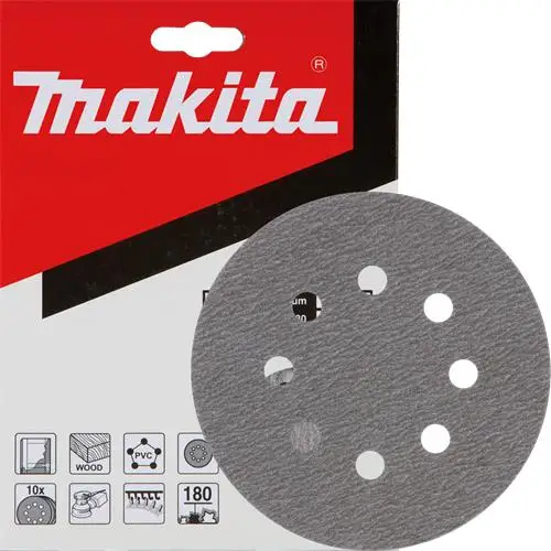    MAKITA D-65872 ABRASIVE DISC FOR PAINT 125MM 180GRIT 10PCS/SET in India