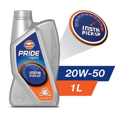 GULF PRIDE 1L PREMIUM QUALITY ENGINE OIL FOR 4-STROKE BIKES, 4T PLUS 20W-50 in Palau