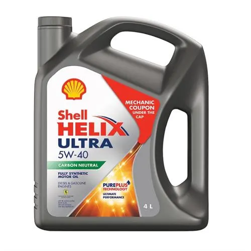 SHELL HELIX 4L API SN FULLY SYNTHETIC ENGINE OIL FOR PETROL, DIESEL, CNG/LPG CARS , ULTRA 5W-40 in Palau