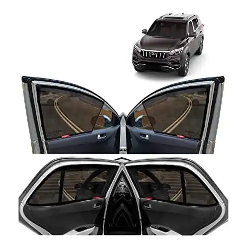 KINGSWAY CAR MAGNETIC SUN SHADES FOR MAHINDRA ALTURAS G4, MODEL YEAR : 2018 ONWARDS in Sweden