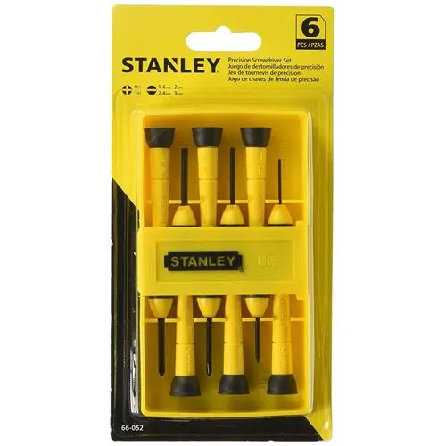STANLEY 6 PIECE PRECISION SCREWDRIVER SET 66-052