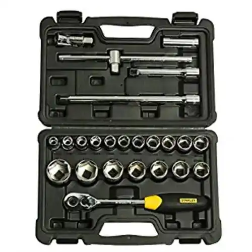 STANLEY 24-PIECE SQUARE DRIVE METRIC 1/2 INCH 6 POINT SOCKET SET in India